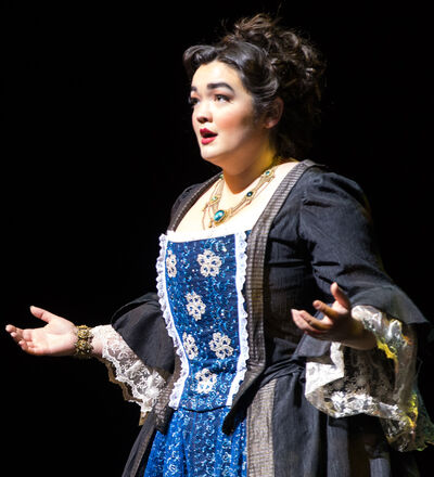 Opera singer in costume