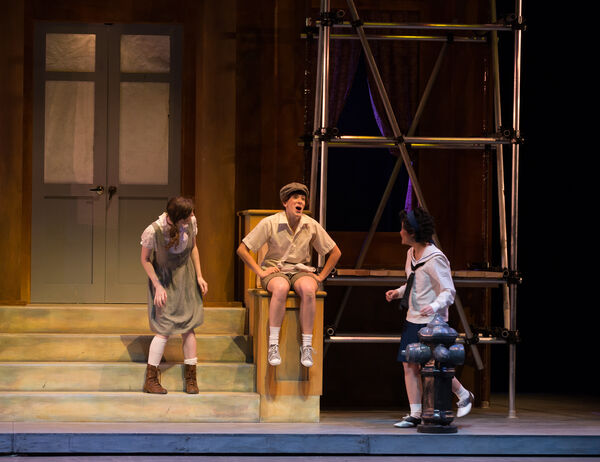 Danielle Nicholson performs the role of Willie in Kurt Weill's Street Scene in November 2018. (photo credit: Richard Lu)