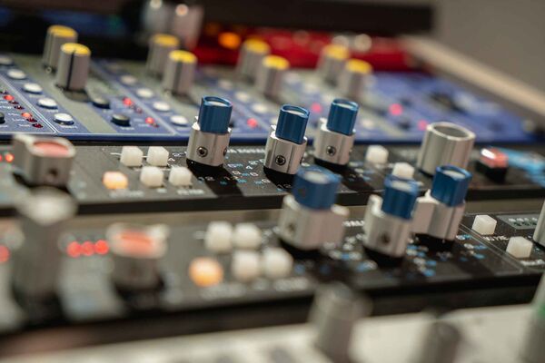 Closeup of Microphone Preamp